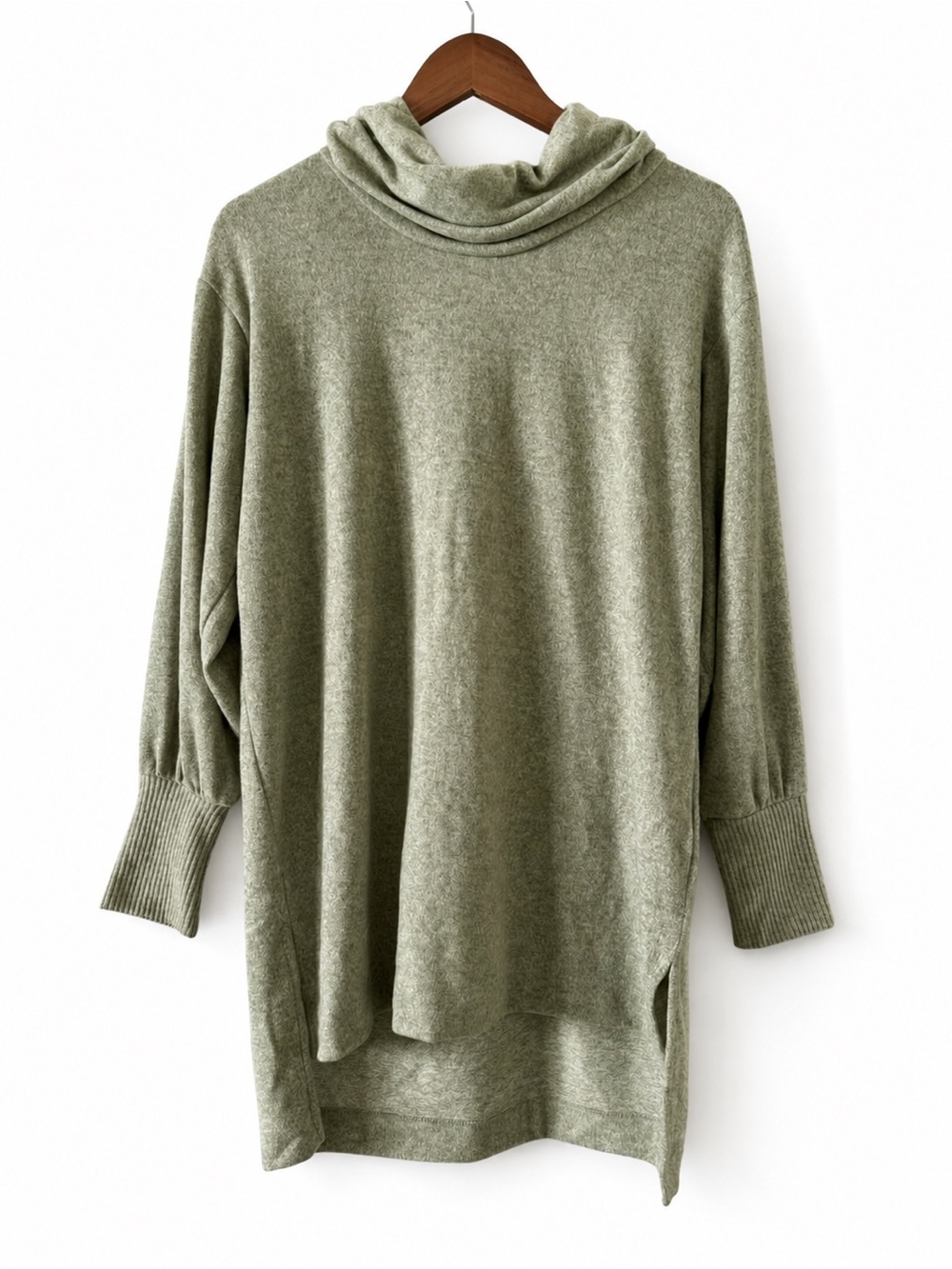 Anthropologie Maeve Olive Cowl-Neck Pullover Sweater Size S - Picture 1 of 5